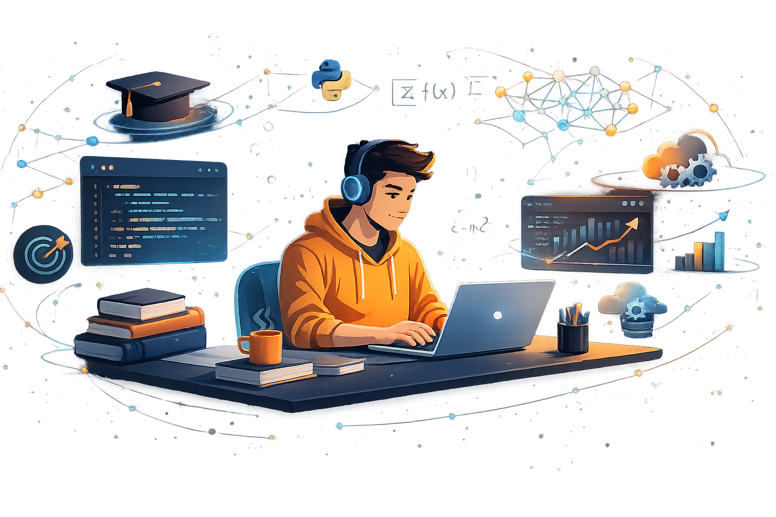 Sohail Academy Hero Illustration
